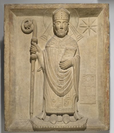 St. Prosper, ca. 1200-25 (marmor) af Italian School