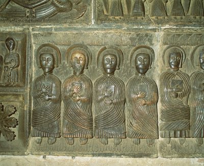 Apostlene, førromansk relief (bronze) af Italian School