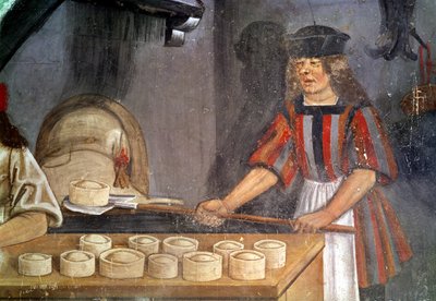 The Baker (fresco) af Italian School