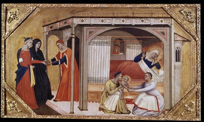 Jomfruens fødsel, 1300-tallet af Italian School