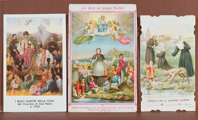 De velsignede martyrer fra Curacy i Sancian, Kina af Italian School