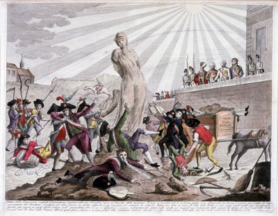 Directoire under den franske revolution 1789-94 af Italian School