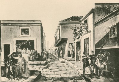 Pensilens hus, som den var (dybtryk) af Italian School