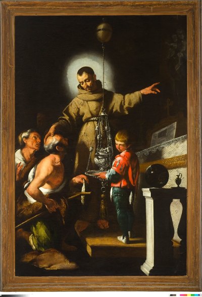 Miraklet af Didacus af Alcala, af Italian School