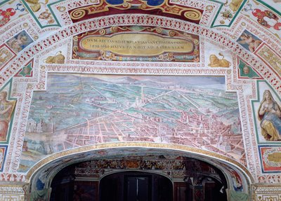 The Roads of Rome, under pave Sixtus V af Italian School