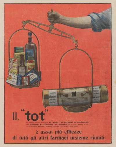 Tot (farvelitografi) af Italian School
