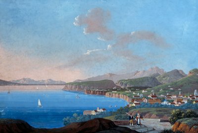 Udsigt over Sorrento (gouache) af Italian School