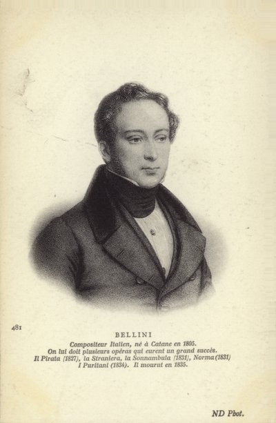 Vincenzo Bellini, italiensk operakomponist (1801-1835) af Italian School