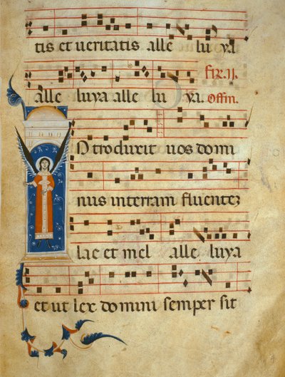 fol 4v. Gradual, c.1260 af Italian School