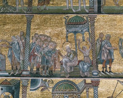 Josef i Egypten (mosaik) af Italian school