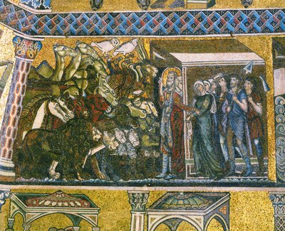 Historien om Noah (mosaik) af Italian school