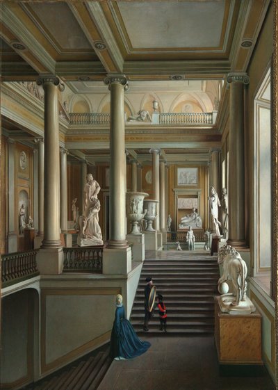 Hovedtrappe for Fine Arts Academy i St. Petersborg