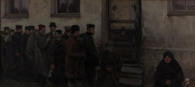 Før et værtshus af Ivan Alexeyevich Vladimirov