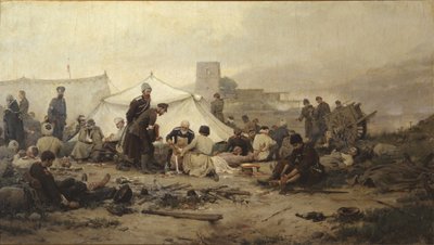 Omklædningsstation, 1893 af Ivan Alexeyevich Vladimirov