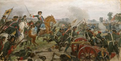 Slaget ved Poltava af Ivan Alexeyevich Vladimirov