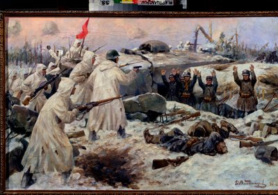 Overgivelsen af de finske soldater i 1940 af Ivan Alexeyevich Vladimirov