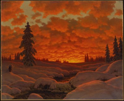 Vinterlandskab af Ivan Fedorovich Choultse