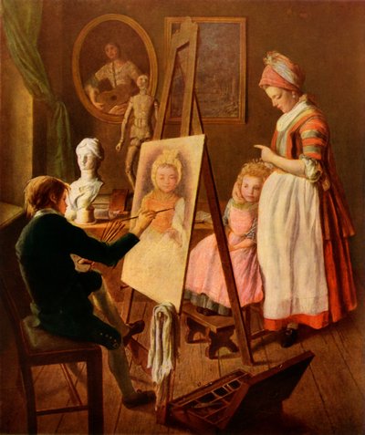 Den unge maler, 1760