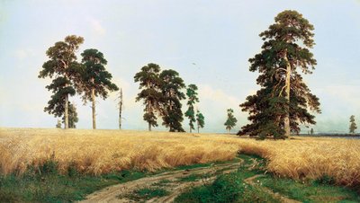 Rugmarken, 1878. af Ivan Ivanovich Shishkin