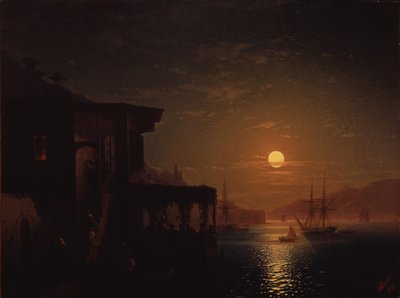 Konstantinopel om aftenen, 1882 af Ivan Konstantinovich Aivazovsky