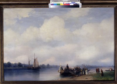 Ankomsten af ​​Peter den Store (eller Peter I af Rusland af Ivan Konstantinovich Aivazovsky