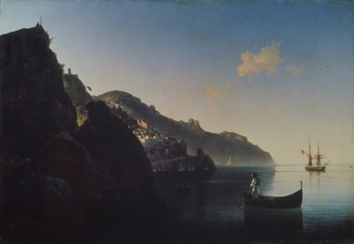 Kysten nær Amalfi, 1841 af Ivan Konstantinovich Aivazovsky