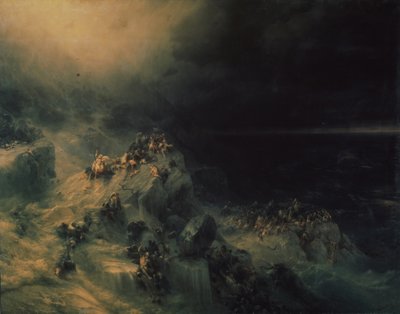 Syndfloden, 1864 af Ivan Konstantinovich Aivazovsky