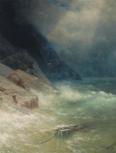 Den overlevende, 1892 af Ivan Konstantinovich Aivazovsky