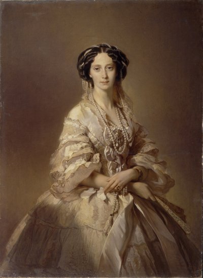 Portræt af Maria Alexandrovna 1824-1880, kejserinde af Rusland af Ivan Kosmich Makarov
