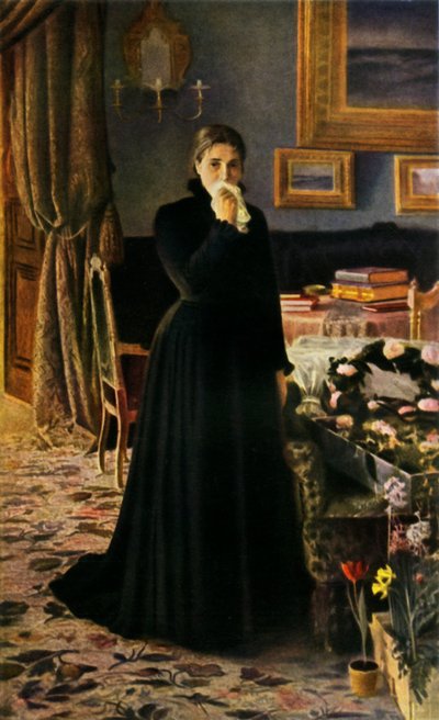 Utrøstelig sorg, 1884, 1965. af Ivan Kramskoy
