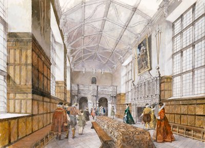 Kirby Hall, begyndelsen af det 17. århundrede, c1990-2010 af Ivan Lapper