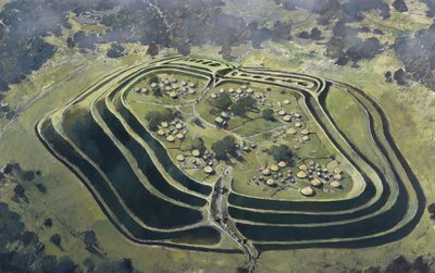 Gamle Oswestry Hill Fort af Ivan Lapper