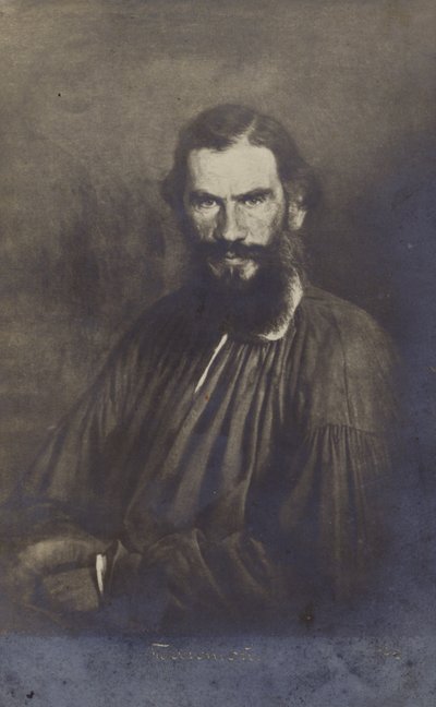 Leo Tolstoj, russisk forfatter af Ivan Nikolaevich Kramskoy