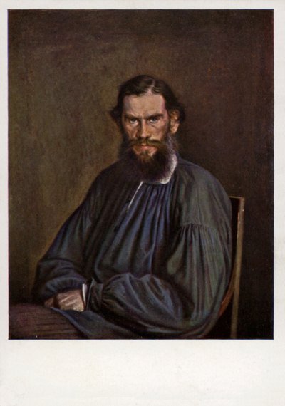 Leo Tolstoy, russisk romanforfatter, novelleforfatter og dramatiker af Ivan Nikolaevich Kramskoy