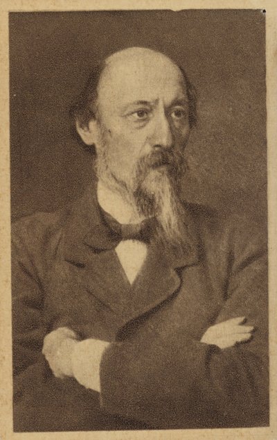 Nikolaj Nekrasov, russisk digter af Ivan Nikolaevich Kramskoy