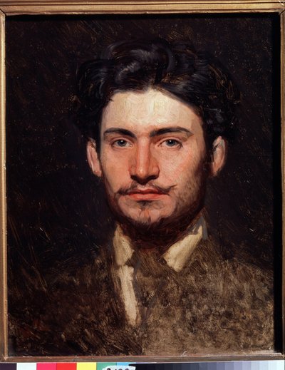 Portræt af kunstneren Fjodor Vasilyev (Feodor Alexandrovich, Fiodor Alexandrovich Vasiliev (1850-1873) (Portræt af kunstneren F. Vasilyev). Maleri af Ivan Nikolayevich Kramskoi (1837-1887), olie på lærred, ca. 1819. russisk kunst, 1871. århundredes portræt af Ivan Nikolaevich Kramskoy