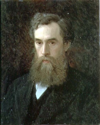 Portræt af Pavel Mikhailovich Tretyakov (1832-98) 1876 af Ivan Nikolaevich Kramskoy