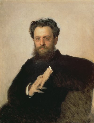Portræt af professor A. Prachov (1846-1916), 1879 af Ivan Nikolaevich Kramskoy