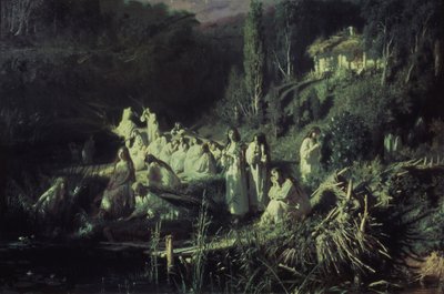 Havfruer, 1871 af Ivan Nikolaevich Kramskoy