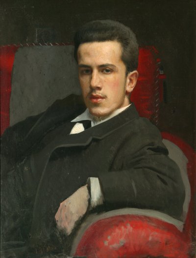 Portræt af Anatoly Kramskoy, kunstnerens søn, 1882 af Ivan Nikolaevich Kramskoy