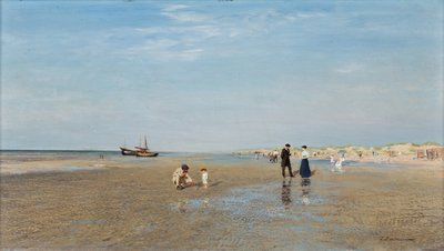 På stranden; På stranden af Ivan Pavlovich Pokhitonov