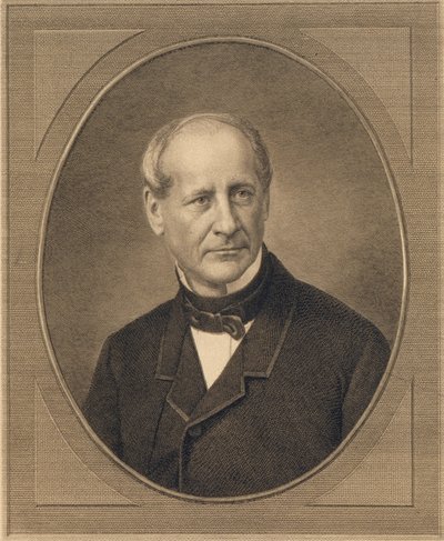 Portræt af grev Modest Andreyevich von Korff 1800-1876, 1876 af Ivan Petrovich Pozhalostin