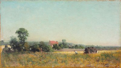 In the Fields, Frankrig, 1882 af Ivan Pokitonov