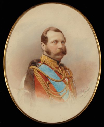 Portræt af Alexander II (1818-1881) af Ivan Raulov