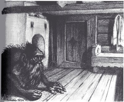 Hjem, 1934 af Ivan Yakovlevich Bilibin