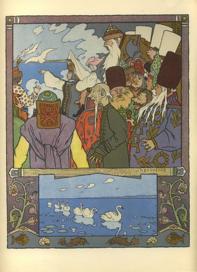 Ivan Tsarevich og frøprinsesse, 1901 af Ivan Yakovlevich Bilibin