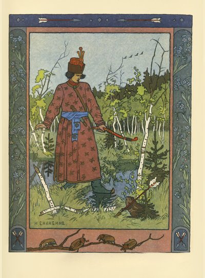 Ivan Tsarevich og frøprinsesse, 1901 af Ivan Yakovlevich Bilibin