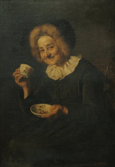Slovensk:  Kofetarica Kaffedrikker af Ivana Kobilca