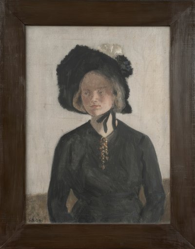 Eva, kunstnerens kone af Ivar Axel Henrik Arosenius