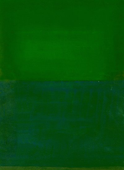 Rum, Tid, Bevægelse, Grøn, 2010 af Izabella Godlewska de Aranda